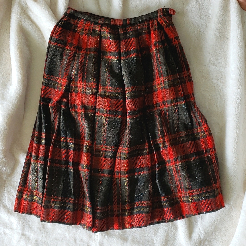 Vintage Pleated Skirt